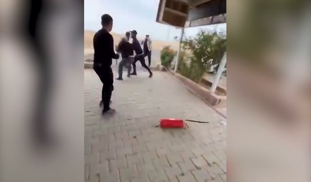 Yediemin otoparkında ücret kavgası kamerada