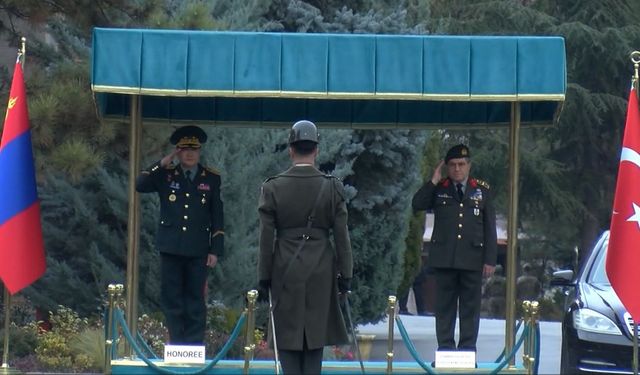 Bakan Güler, Moğolistan Genelkurmay Başkanını kabul etti (2)