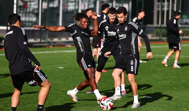 Beşiktaş, Trabzonspor maçı hazırlıklarını tamamladı