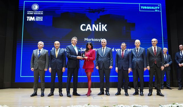 CANiK, ‘Uzak Ülkelere En Çok İhracat Yapan Turquality Şampiyonluğu’nu elde etti