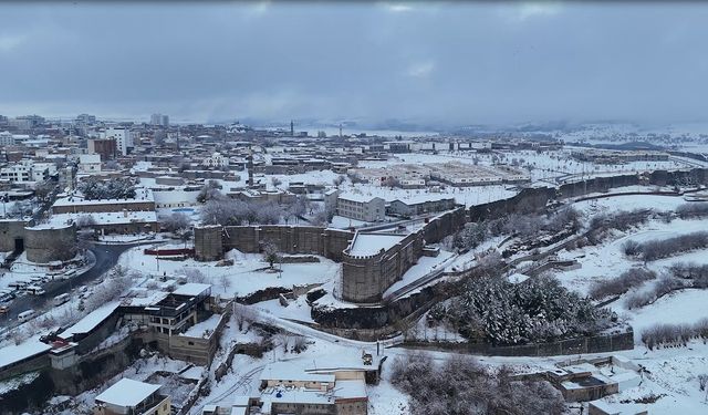 Diyarbakır'da kar yağışı (3)