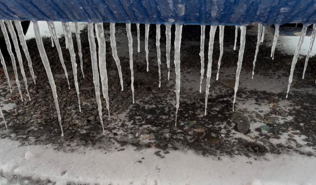 Doğu buz kesti; 2 ilçe eksi 25 dereceyi gördü/Ek fotoğraflar