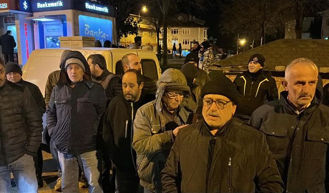 Edirne'de 10 gündür suların akmadığı mahalleliden tepki