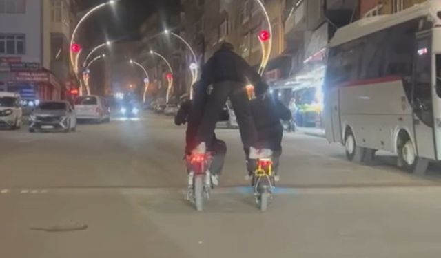 Elektrikli bisikletlerle tehlikeli yolculuk