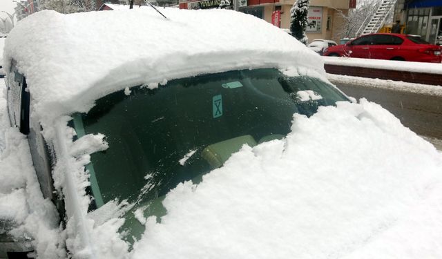 Erciş'te kar kalınlığı 20 santime ulaştı
