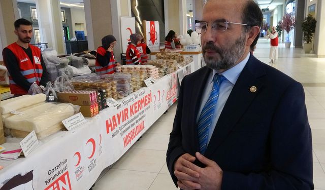 Erzurum Kızılay'dan Gazze ve Sudan için hayır kermesi