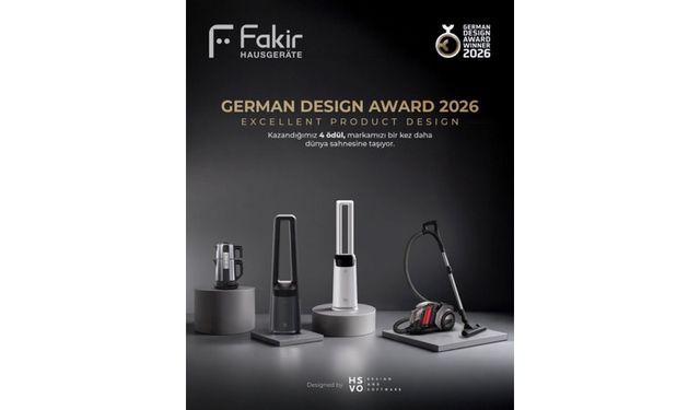 Fakir Hausgeräte, Design Awards 2026'da 4 farklı kategoride ödüle layık görüldü
