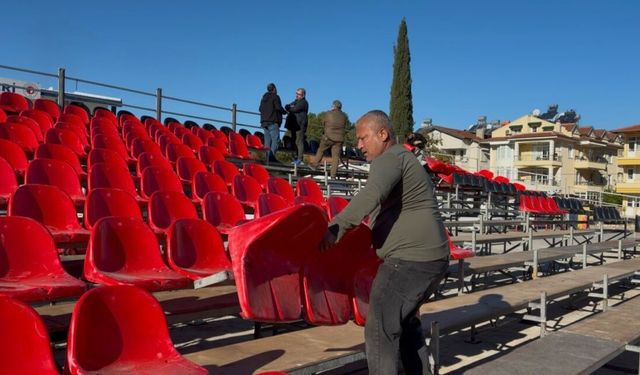 Fethiyespor'un stadında Galatasaray telaşı