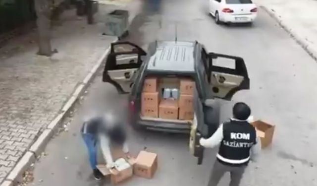 Gaziantep'te 4 bin 520 litre etil alkol ele geçirildi