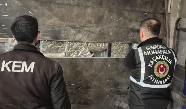 Kapıkule'de otomobilde 22 kilo esrar ele geçirildi (2)