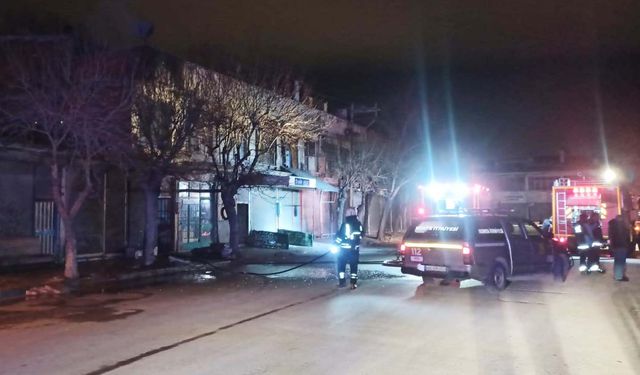 Konya'da patlamanın ardından çıkan yangında bedensel engelli öldü