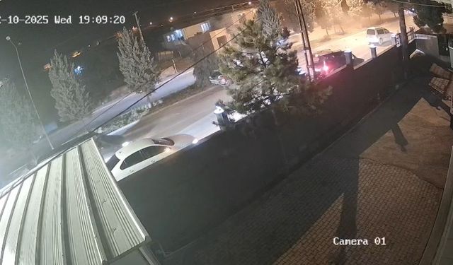 Malatya'da zincirleme kaza kamerada; 6 yaralı