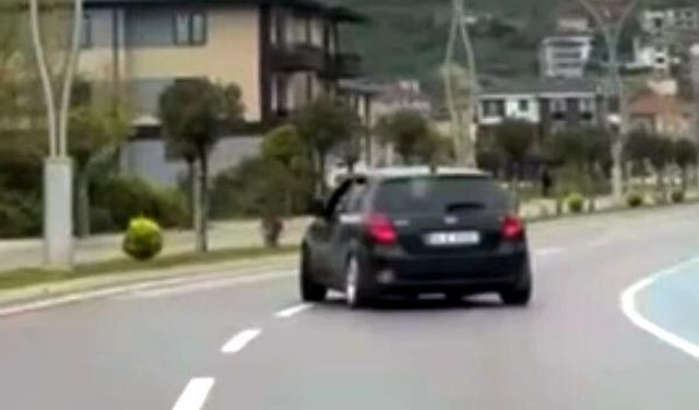 Sakarya'da trafikte drift atan sürücüye 46 bin TL ceza