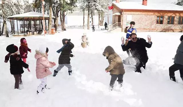 Samsun'da 4 ilçede eğitime kar engeli