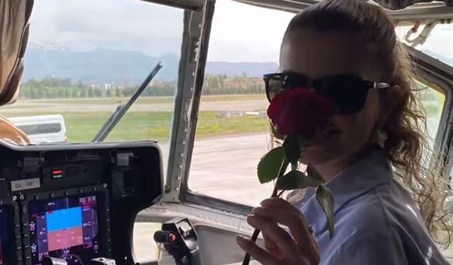 Şehit üsteğmenin eşi, düşen uçakta birlikte çekildikleri fotoğrafları paylaştı