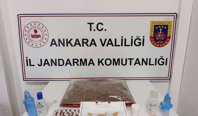 Ankara'da 1,2 kilo uyuşturucu ele geçirildi, 1 gözaltı