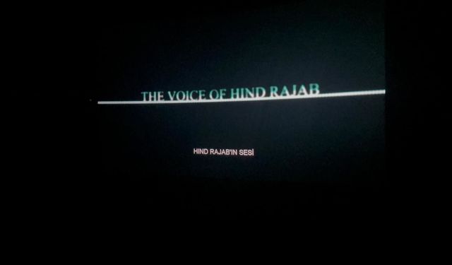 Ankara'da 'Hind Rajab'ın Sesi' filminin özel gösterimi gerçekleştirildi