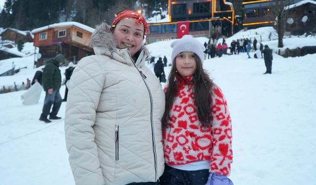 Ayder Kardan Adam Kış Festivali'nde ikinci gün heyecanı