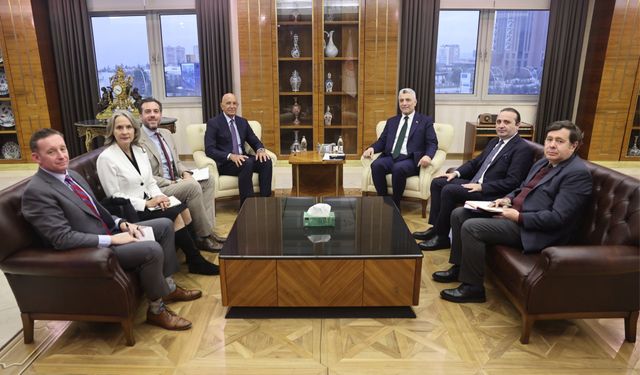 Bakan Bolat, ABD'nin Ankara Büyükelçisi Barrack'ı kabul etti