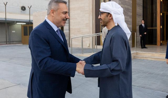 Bakan Fidan, Arap Mevkidaşı Al Nahyan ile görüştü