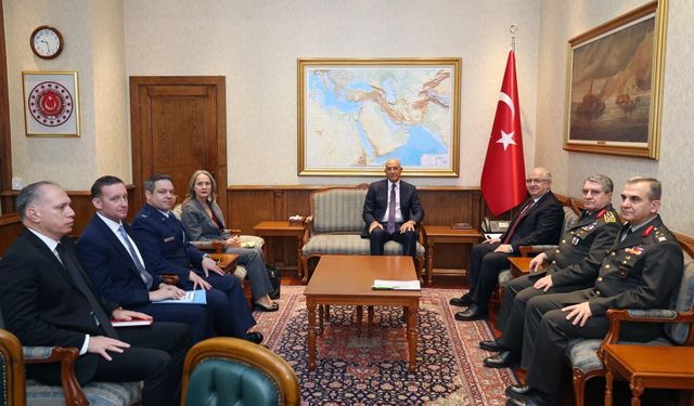 Bakan Güler, ABD Büyükelçisi Barrack'ı kabul etti