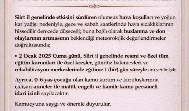 Batman ve Siirt'te eğitime 'kar' engeli