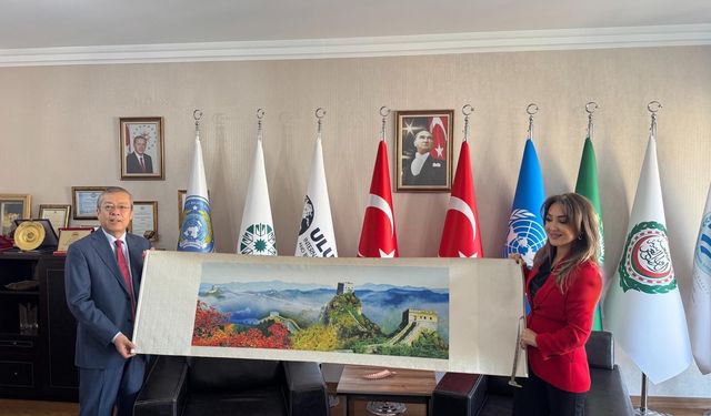 Çin'in Ticaret Ataşesi Li Bin'den ULUSKON'a ziyaret