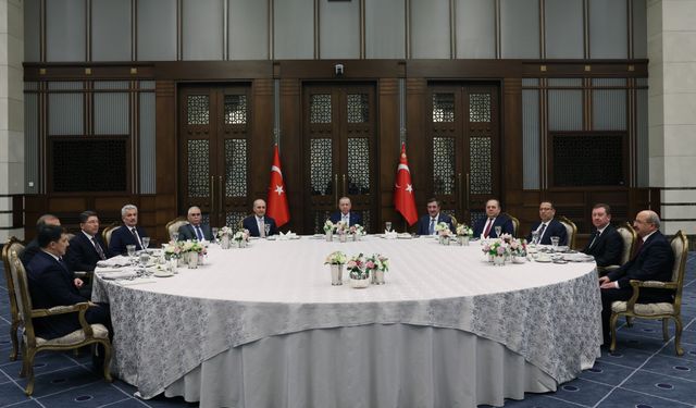 Cumhurbaşkanı Erdoğan, yasama, yürütme ve yargı organlarının temsilcileriyle görüştü