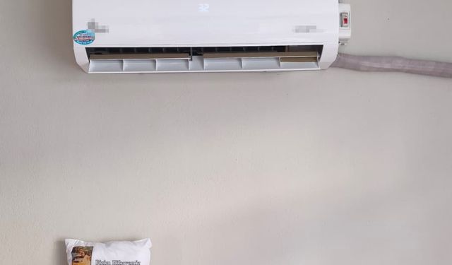 Düğünde gelin ve damada takı yerine klima hediye etti