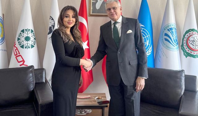 Fas Krallığı Türkiye Büyükelçisi Lazreq, ULUSKON Başkanı Atasoy'u ziyaret etti