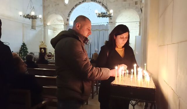 İskenderun'da Noel ve Vaftiz Bayramı ayini