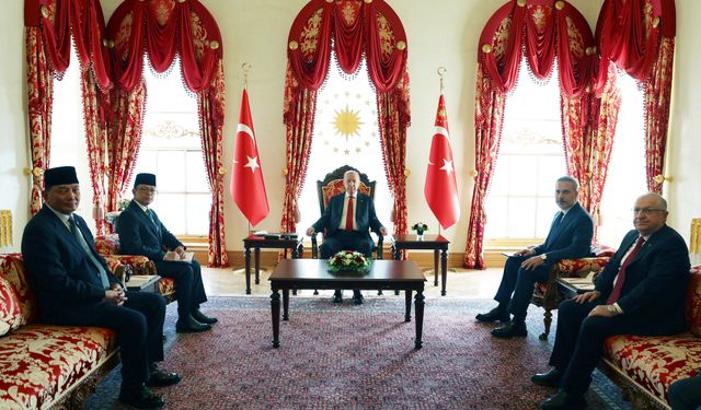 İstanbul - Cumhurbaşkanı Erdoğan, Endonezya Dışişleri ve Savunma Bakanlarını kabul etti