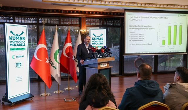 İstanbul- Yeşilay Genel Başkanı Dinç: Kumarla alakalı 2019 yılında 37, 2025'te ise 5 bin 748 başvuru aldık