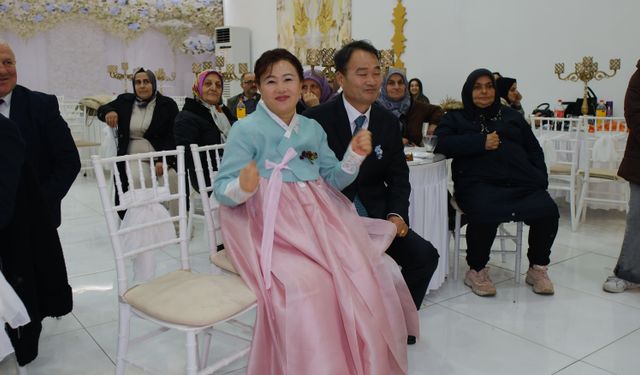 Rize'ye Güney Kore'den damat