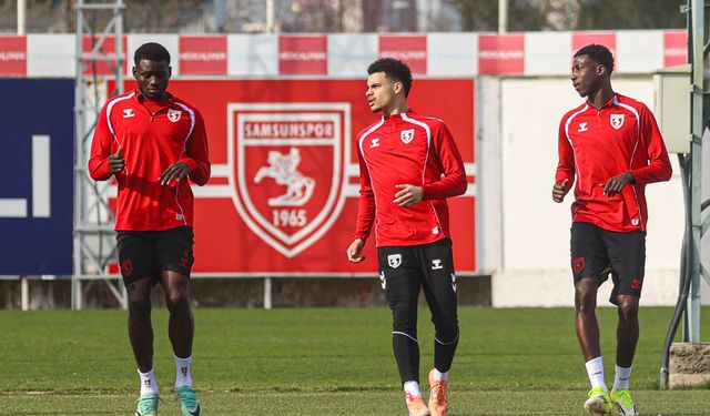 Samsunspor, Kasımpaşa maçı hazırlıklarını tamamladı