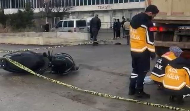 Tokat'ta kamyon ile çarpışan motosikletin sürücüsü öldü