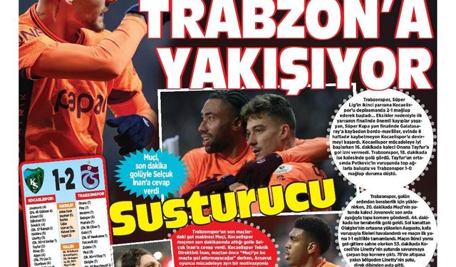 Trabzonspor Muçi ile kazanmaya devam ediyor