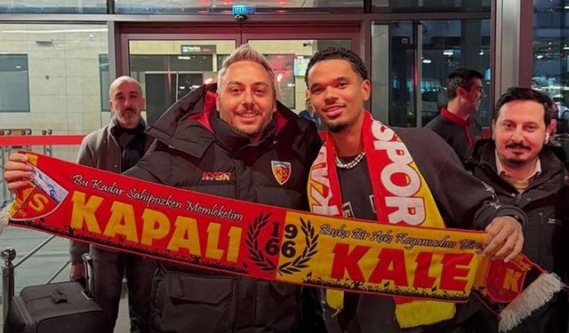 Zecorner Kayserispor'un Manchester City'den kadrosuna kattığı Jadel Katongo kente geldi