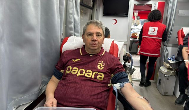 Artvin Trabzonspor Taraftarlar Derneği'nden kan bağışı