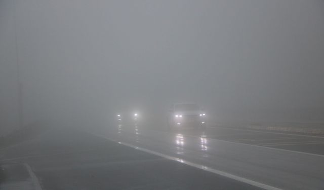 Bolu Dağı'nda yoğun sis