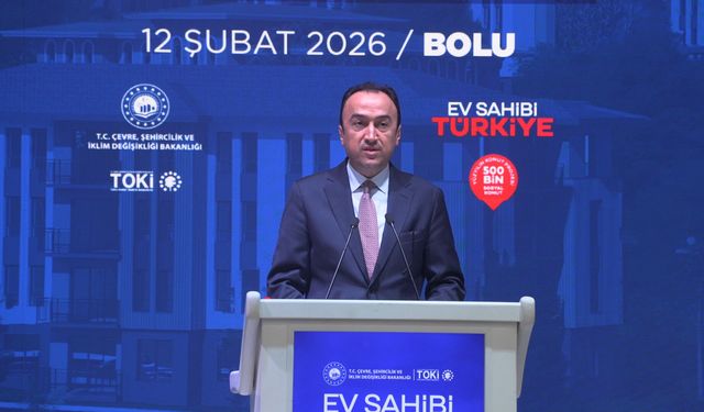 Bolu'ya yapılacak bin 950 sosyal konutun kurası çekildi