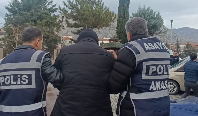 Hırsızlıktan 16 yıl 9 ay hapis cezasıyla aranan hükümlü Amasya'da yakalandı