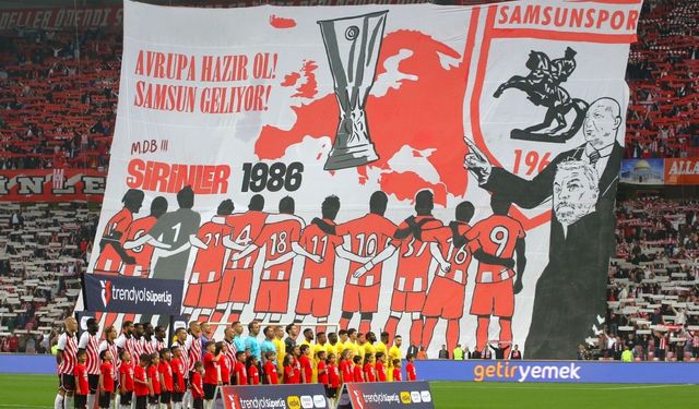 Samsunspor, Konferans Ligi'nde Rayo Vallecano ile karşılaşacak