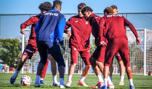 Trabzonspor'da Gaziantep FK maçı hazırlıkları