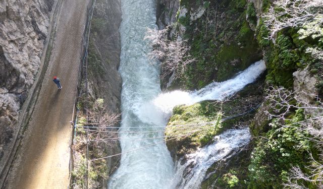 Ulukaya Kanyonu'nda ikinci şelale oluştu