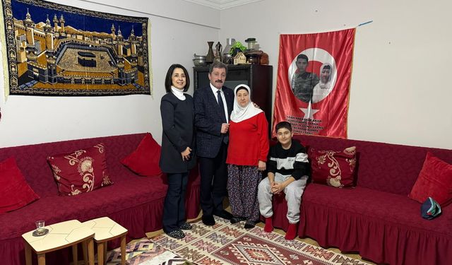 Vali Orhan Tavlı'dan şehit ailesine iftar ziyareti