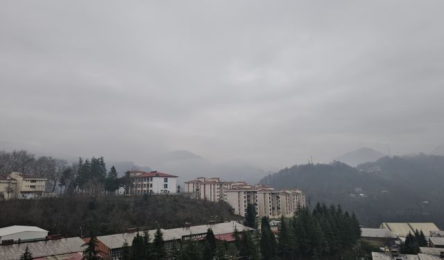 Zonguldak'ta yüksek kesimlerde sis etkili oldu