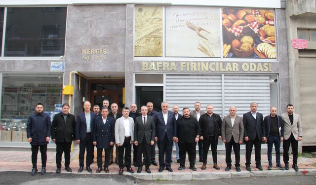 VEKİL KIRCALI'DAN BAFRA MESLEK ODALARI ZİYARETİ