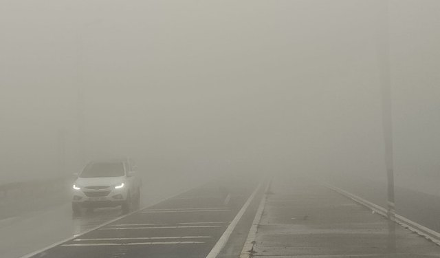 Bolu Dağı geçişinde yoğun sis