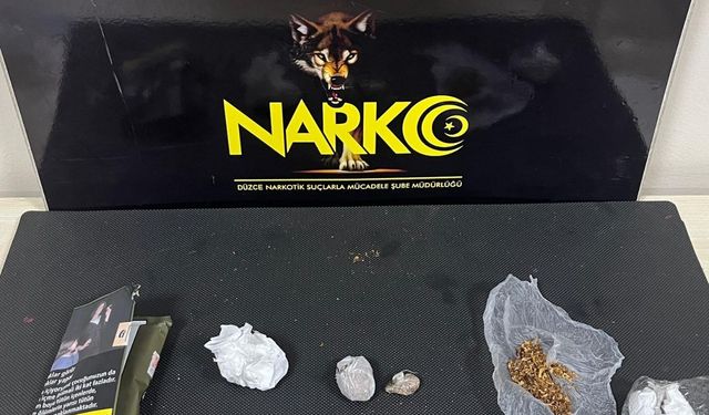 Düzce'de uyuşturucu operasyonu: 2 tutuklama